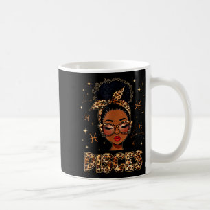 Fische Königin schwarze Frauen Afro Mädchen Sternz Kaffeetasse
