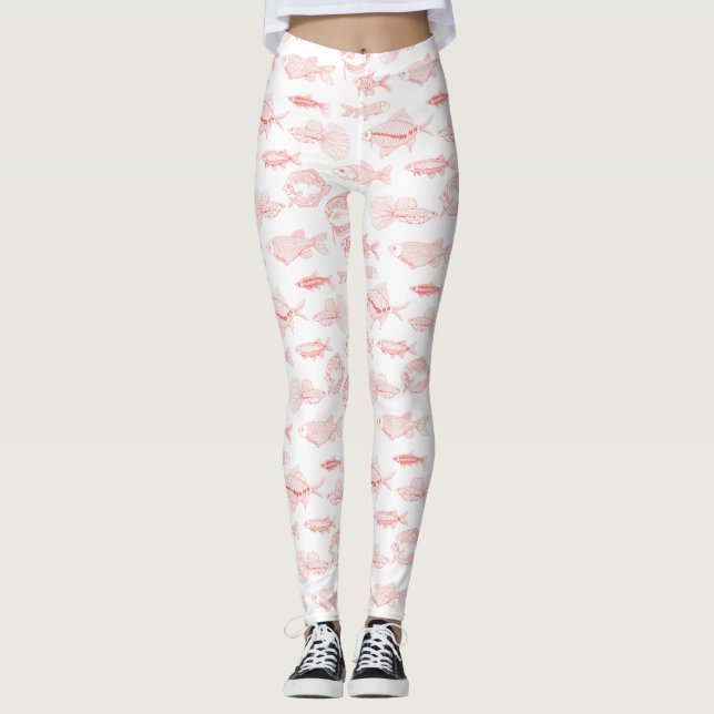 Fische Leggings (Vorderseite)