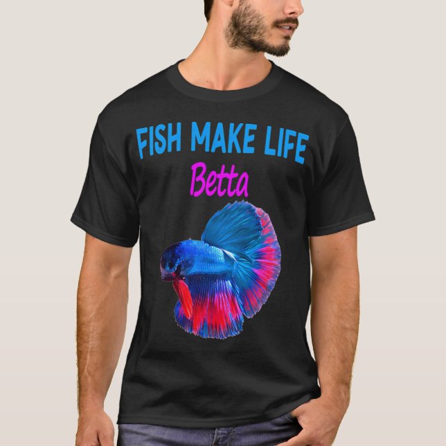 Fische machen das Leben besser  (11) T-Shirt (Vorderseite)