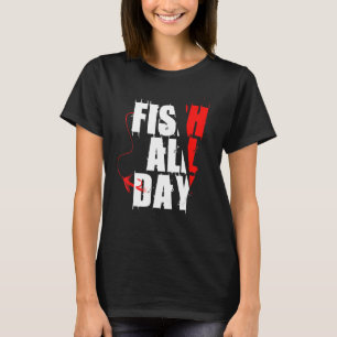 Fische Männer Frauen Spaß Fischer Niedlich Gegenwa T-Shirt
