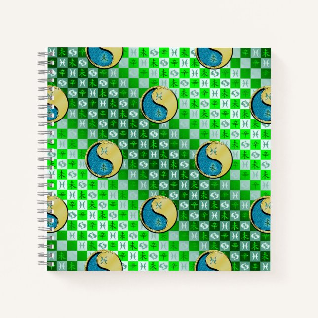 Fische & Metall Ziege Notizbuch (Vorderseite)