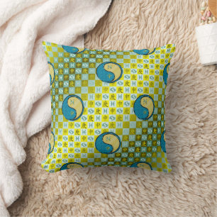Fische & Metallaffe Kissen