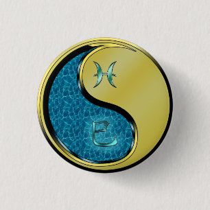 Fische & Metallschlange Button