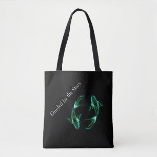 Fische – Minimalistischer Zodiac-Tote-Tasche