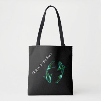 Fische – Minimalistischer Zodiac-Tote-Tasche