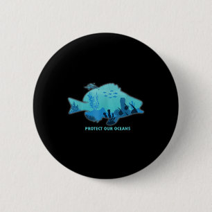 Fische mit Fett, Umweltschutz, Klima Button