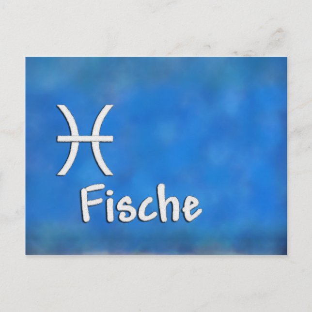 Fische Postkarte (Vorderseite)