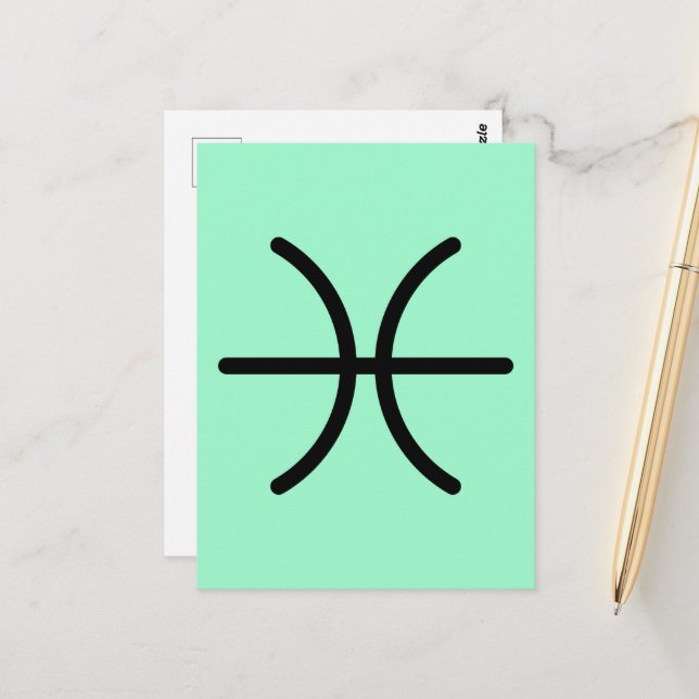 Fische-Postkarte Postkarte (Vorderseite/Rückseite Beispiel)