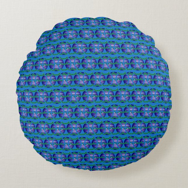 Fische Rundes Kissen (Vorderseite)