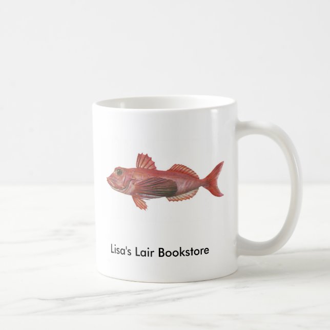 Fische - Scharf-Schnabelförmiger Kaffeetasse (Rechts)