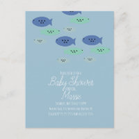 Fische Schwimmen Aquarium Baby Shower