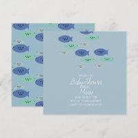 Fische schwimmen Aquarium Babydusche