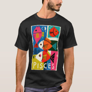 Fische schwimmen durch Sternenlicht Abstractes Zod T-Shirt