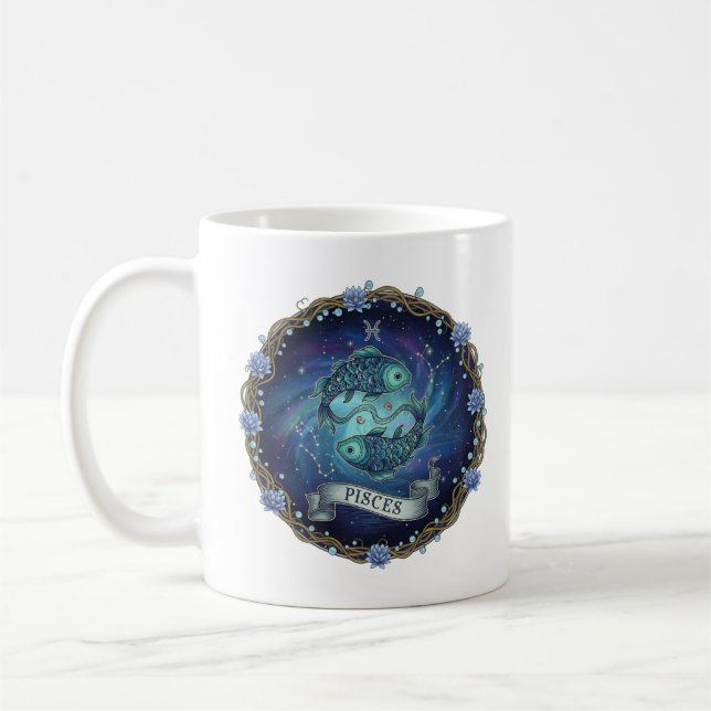 Fische Spezial Zodiac Tasse (Links)