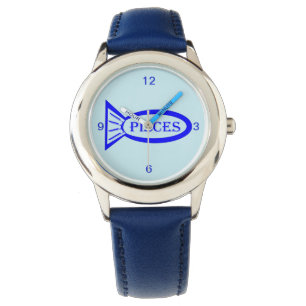 Fische Star Sign Fish Kinder beobachten Armbanduhr