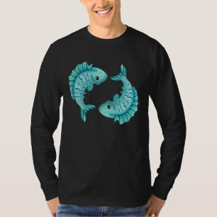 Fische Sternzeichen Horoskop Astrologie Astronomie T-Shirt