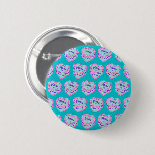 Fische-Sternzeichen-Kokette-Herz-Geburtstagskuchen Button