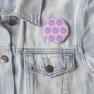 Fische-Sternzeichen-Kokette-Herz-Geburtstagstorte Button