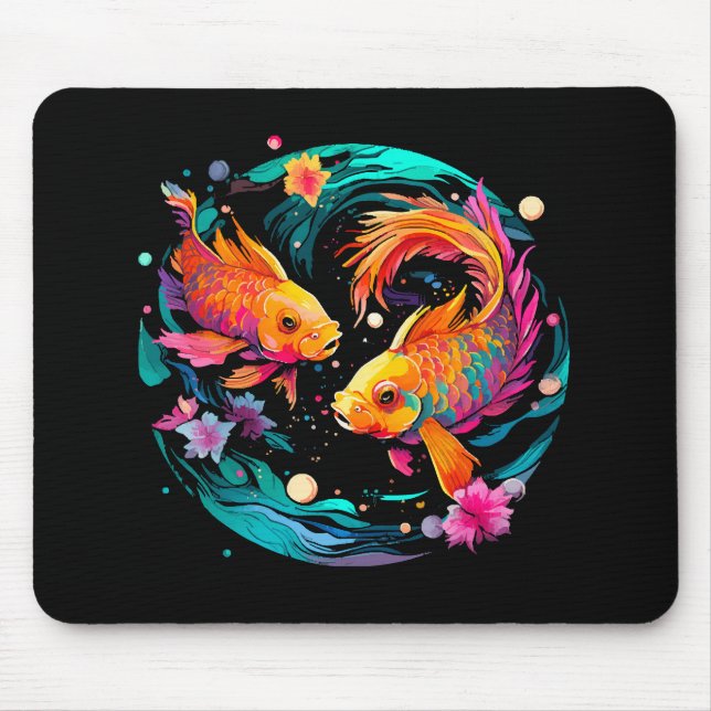 Fische Sternzeichen Mousepad (Vorne)