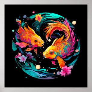 Fische Sternzeichen Poster