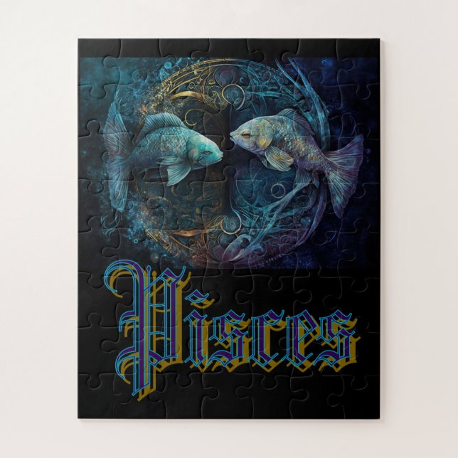 Fische Sternzeichen Puzzle (Vertikal)