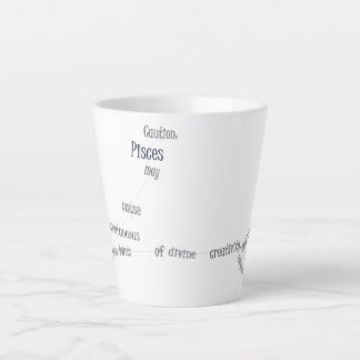 Fische-Sternzeichen-Spaß inspirierender täglicher Milchtasse