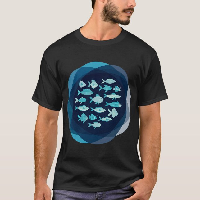 Fische Sternzeichen T-Shirt (Vorderseite)