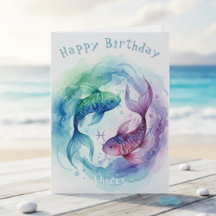 Fische Sternzeichen Wasserfarben Fisch Alles Gute