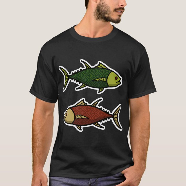 Fische T-Shirt (Vorderseite)