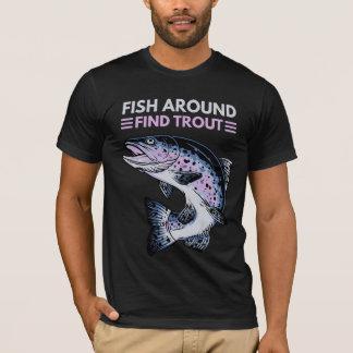 Fische um Forellenfischerei T-Shirt