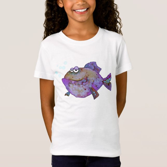 Fische und Blasen T-Shirt (Vorderseite)