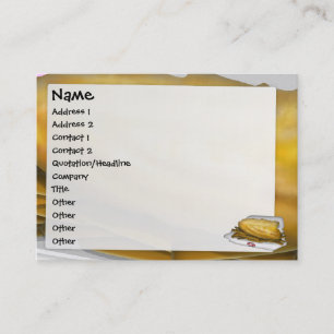Fische und Chips Visitenkarte
