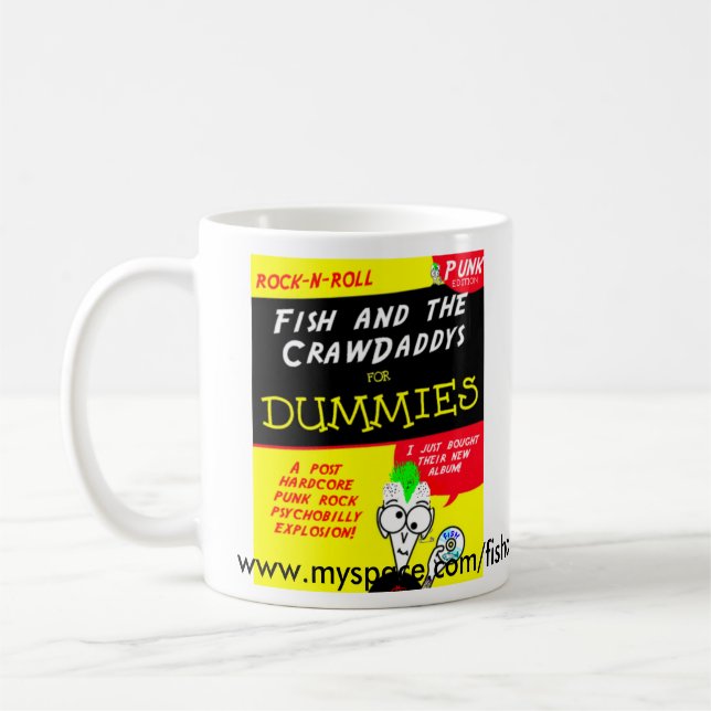 Fische und das CrawDaddys - Kaffee-Tasse Kaffeetasse (Links)