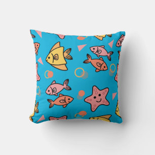 Fische und Fischmuster Kissen