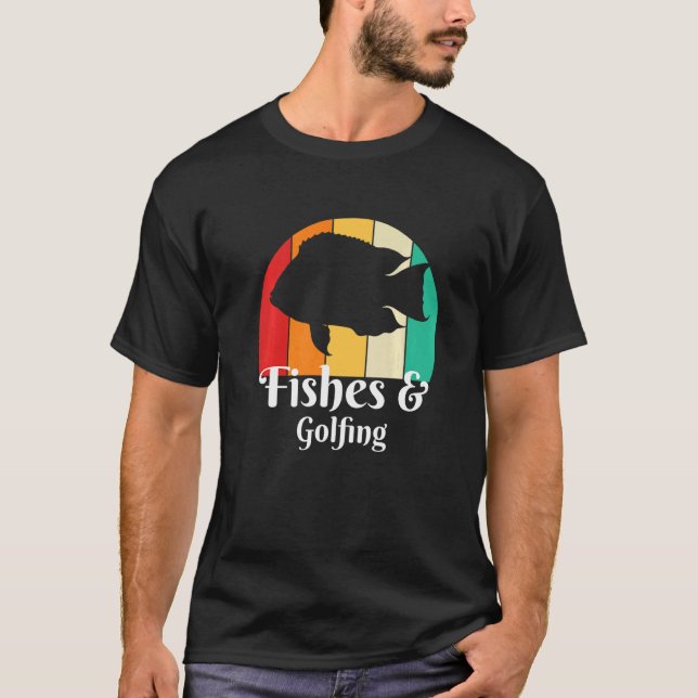 Fische und Golfen T-Shirt (Vorderseite)