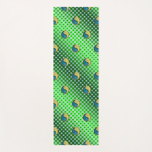 Fische und Metallziegen Yogamatte (Vorderseite)