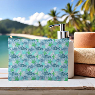 Fische und Muscheln Zubehörtasche