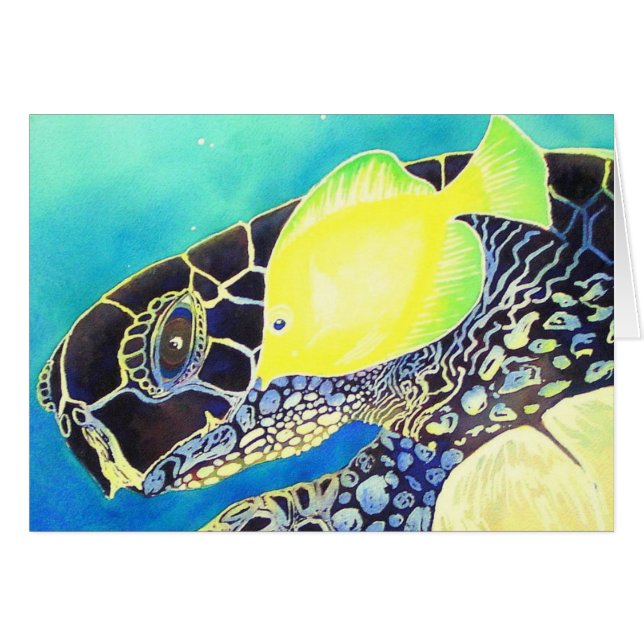 Fische und Schildkröte (Vorderseite (Horizontal))