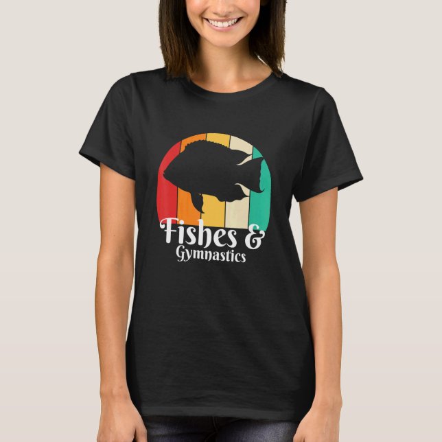 Fische und Turnen T-Shirt (Vorderseite)
