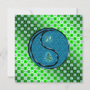 Fische und Wasserziege Karte