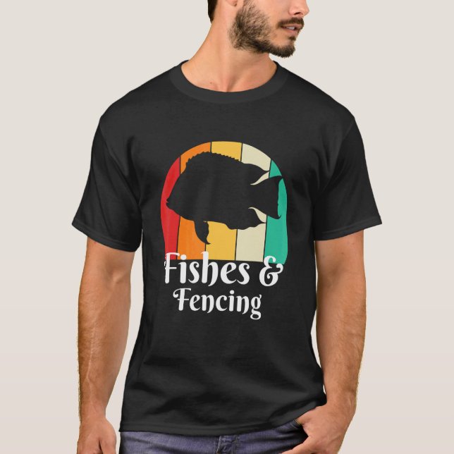 Fische und Zaun T-Shirt (Vorderseite)