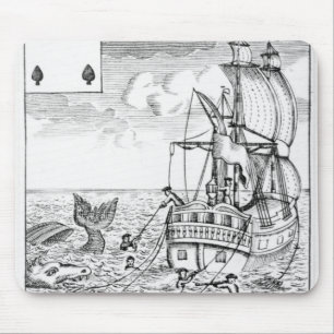 Fische vereinigen Spielkarte Mousepad
