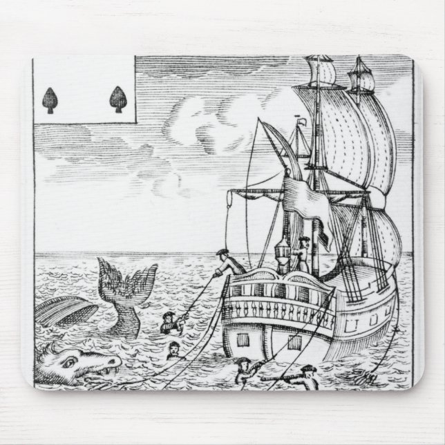 Fische vereinigen Spielkarte Mousepad (Vorne)