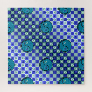 Fische & Wasserbüffel Puzzle