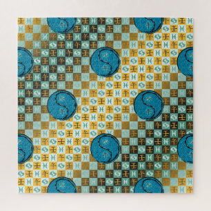 Fische & Wasserpferd Puzzle
