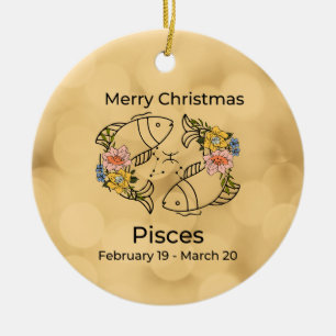 Fische Weihnachtsschmuck im Vintage-Stil