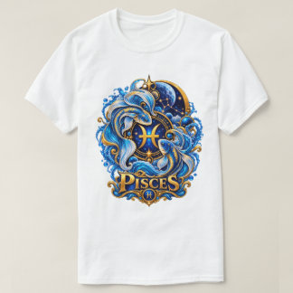 Fische-Zodiac-Himmelsfische – Astrologie Horoskop T-Shirt
