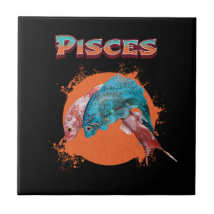 Fische-Zodiac-Horoskop Wasser Astrologie Zeichen Fliese