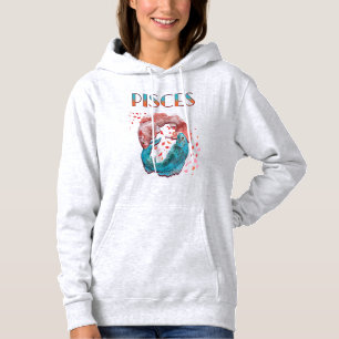 Fische Zodiac Horoskop Wasserastrologie Zeichen Hoodie