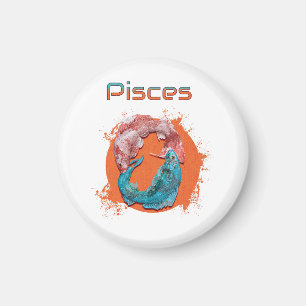 Fische Zodiac Horoskop Wasserastrologie Zeichen Magnet